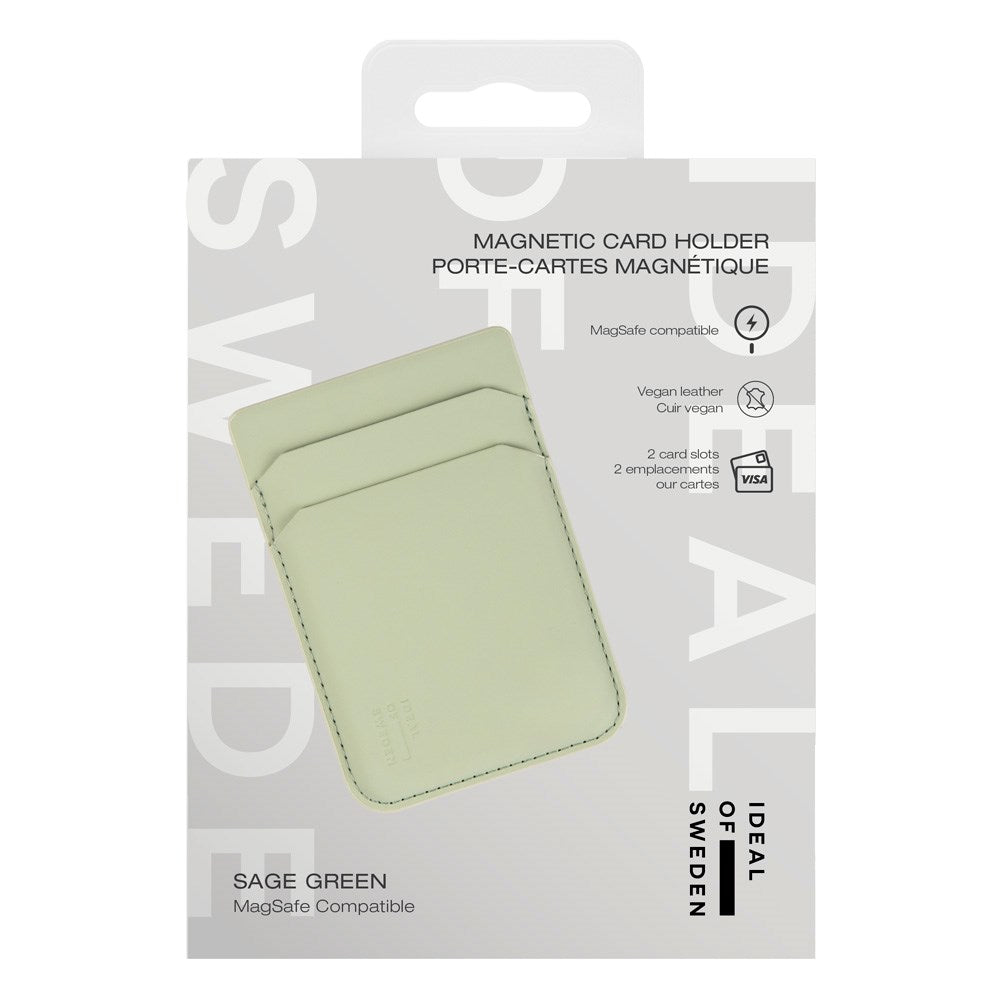iDeal Of Sweden Magnetisk Kortholder - MagSafe-Kompatibel - Sage Green