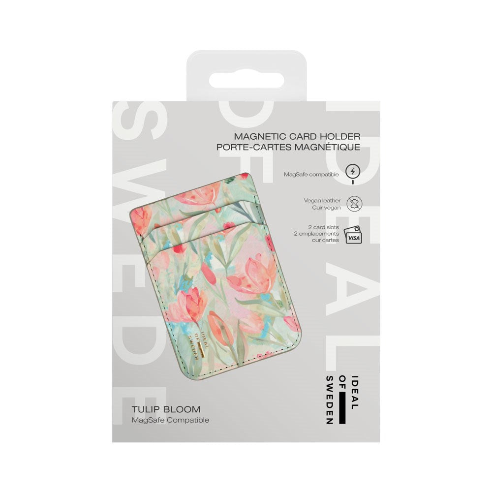 iDeal Of Sweden Magnetisk Kortholder - MagSafe-Kompatibel - Tulip Bloom