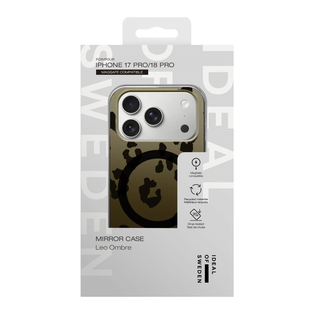 iPhone 18 Pro / 17 Pro iDeal Of Sweden Mirror Deksel - MagSafe Kompatibel - Leo Ombre