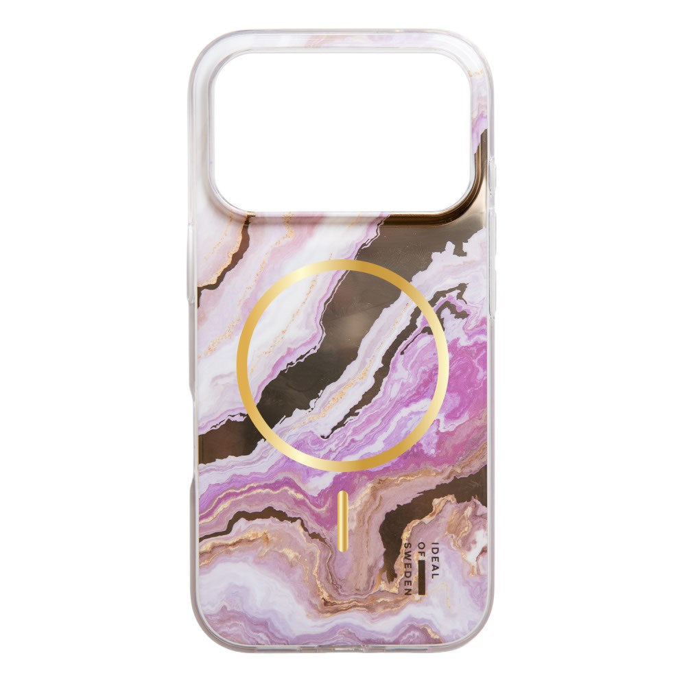 iPhone 18 Pro / 17 Pro iDeal Of Sweden Mirror Deksel - MagSafe Kompatibel - Agate Halo