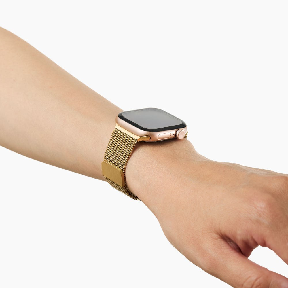 Apple Watch (38/40/SE/41/42mm) iDeal of Sweden Metall Klokkerem - Metalic Gold