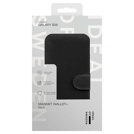 Samsung Galaxy S26 iDeal Of Sweden Magnet Wallet+ Deksel - Svart