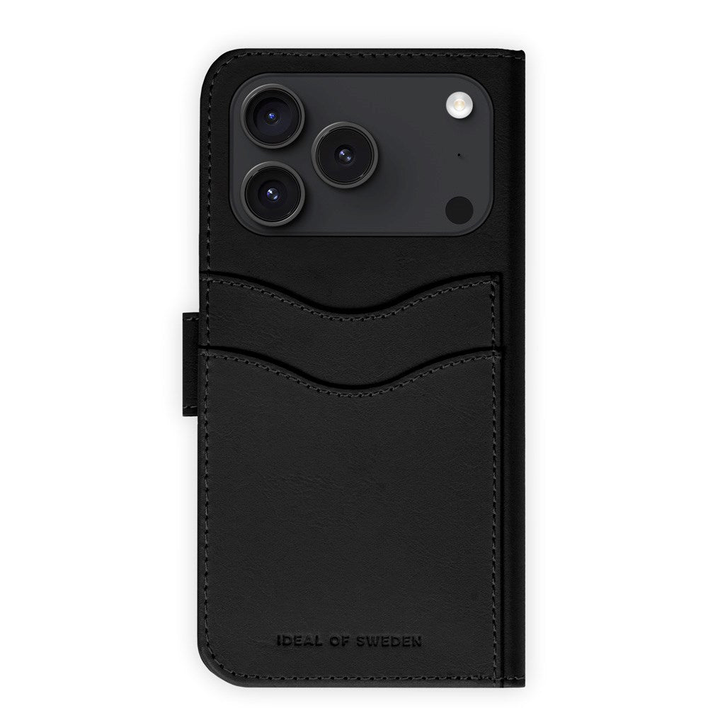 iDeal Of Sweden iPhone 17 Magnet Wallet+ Deksel - MagSafe Kompatibel - Black