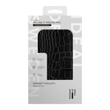 iPhone 18 Pro / 17 Pro iDeal Of Sweden Magnet Wallet+ Deksel - MagSafe Kompatibel - Black Croco