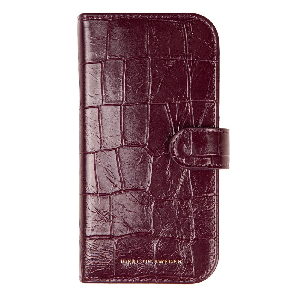 iPhone 18 Pro / 17 Pro iDeal Of Sweden Magnet Wallet+ Deksel - MagSafe Kompatibel - Fine Wine Croco