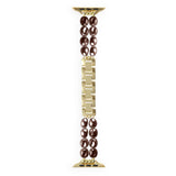 Apple Watch (38/40/SE/41/42mm) iDeal of Sweden Resin Klokkerem - Salted Caramel Pearl