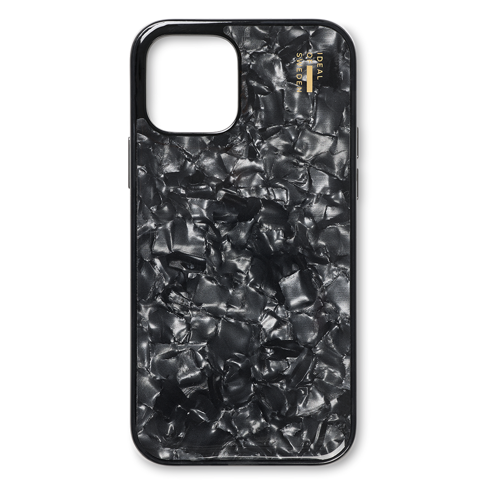 iDeal Of Sweden iPhone 12 / 12 Pro Pearlized Deksel - Black