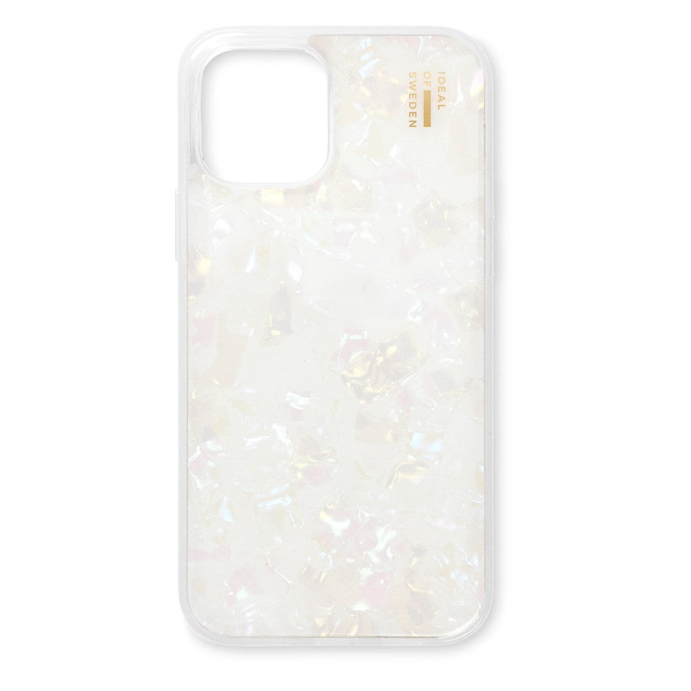 iDeal Of Sweden iPhone 12 / 12 Pro Pearlized Deksel - White