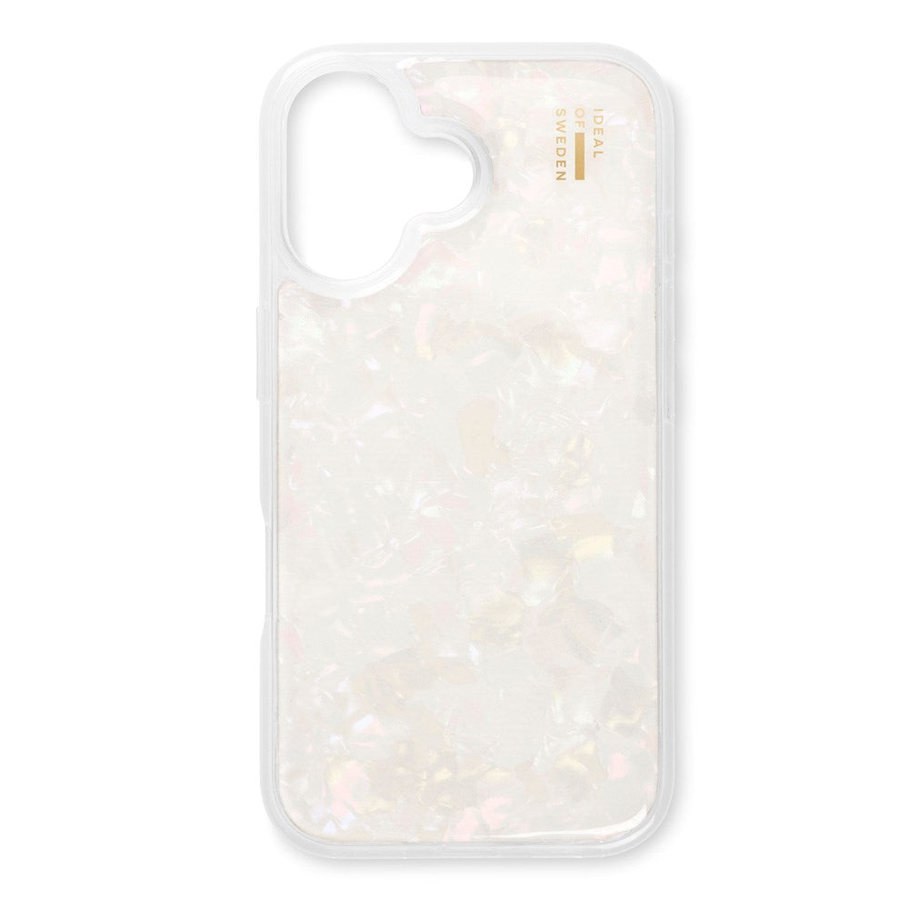 iDeal Of Sweden iPhone 16 Plus Pearlized Deksel - White