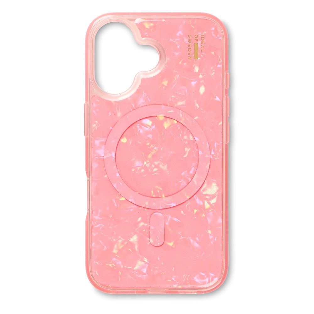 iDeal Of Sweden iPhone 16 Pearlized Deksel - MagSafe Kompatibel - Pink