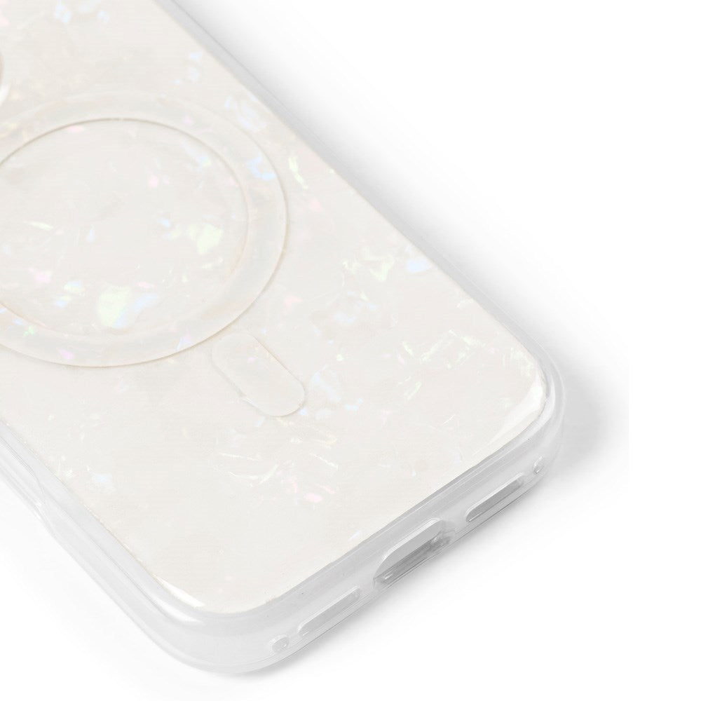 iDeal Of Sweden iPhone 16 Pearlized Deksel - MagSafe Kompatibel - White