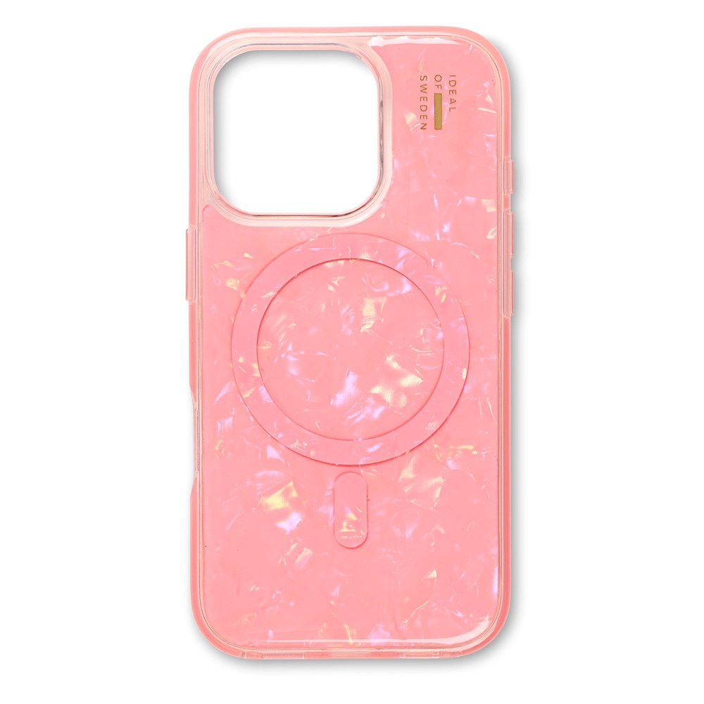 iDeal Of Sweden iPhone 16 Pro Pearlized Deksel - MagSafe Kompatibel - Pink