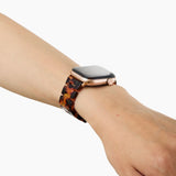 Apple Watch (38/40/SE/41/42mm) iDeal of Sweden Resin Klokkerem - Tortoise