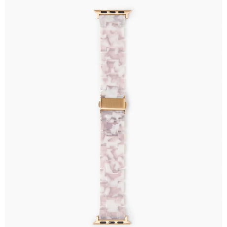 Apple Watch (38/40/SE/41/42mm) iDeal of Sweden Resin Klokkerem - Pink Pearl