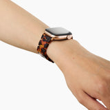 Apple Watch (42/44/SE/45/46/49mm) iDeal of Sweden Resin Klokkerem - Tortoise