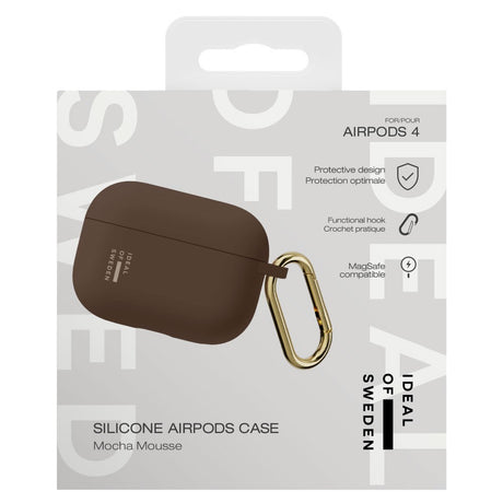 AirPods (4. gen.) iDeal of Sweden Silikon Deksel - Mocha Mousse