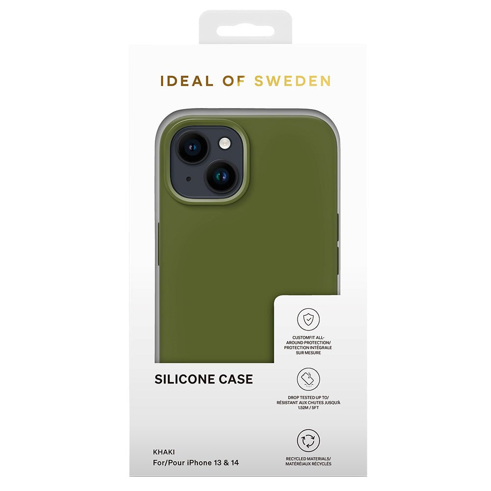 iDeal Of Sweden iPhone 14 / 13 Silikon Deksel - Khaki