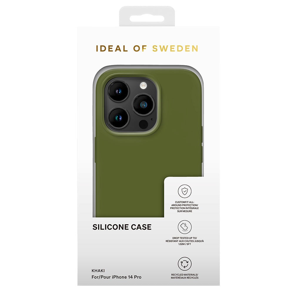 iDeal Of Sweden iPhone 14 Pro Silikon Deksel - Khaki