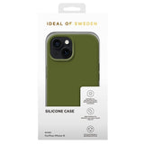 iDeal Of Sweden iPhone 15 Silikon Deksel - Khaki