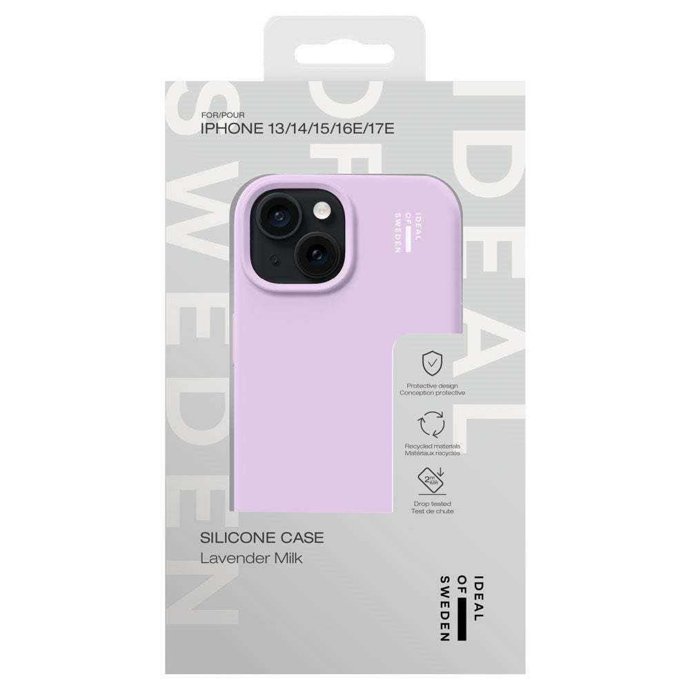 iPhone 17e / 16e / 15 / 14 / 13 iDeal Of Sweden Silicone Deksel - Lavender Milk