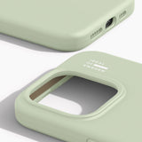 iPhone 15 Pro iDeal Of Sweden Silicone Deksel - Sage Green