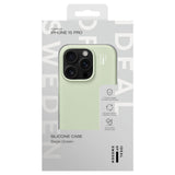 iPhone 15 Pro iDeal Of Sweden Silicone Deksel - Sage Green