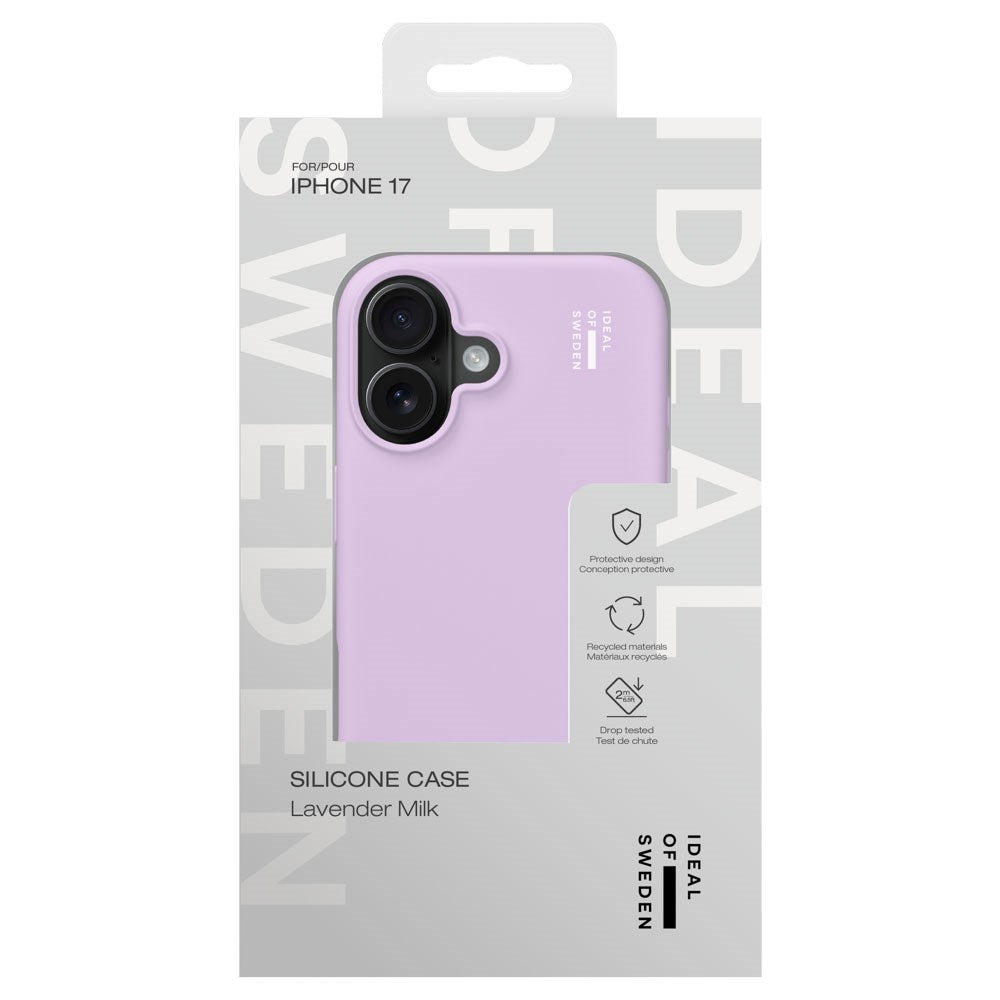 iPhone 17 iDeal Of Sweden Silicone Deksel - Lavender Milk