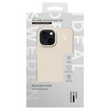 iPhone 17e / 16e / 15 / 14 / 13 iDeal Of Sweden Silicone Deksel - MagSafe Kompatibel - Cloud Dancer
