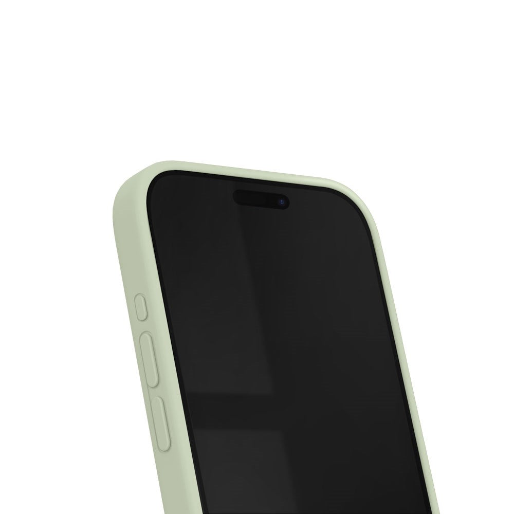 iPhone 15 Pro iDeal Of Sweden Silicone Deksel - Sage Green