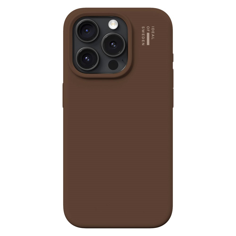 iDeal Of Sweden iPhone 15 Pro Silicone Deksel - MagSafe Kompatibel - Mocha Mousse