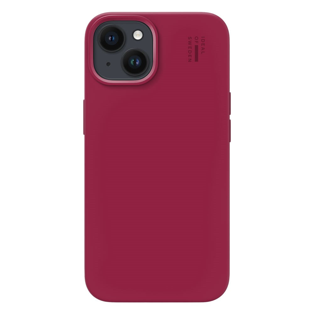 iDeal Of Sweden iPhone 16e / 15 / 14 / 13 Silicone Deksel - Cranberry