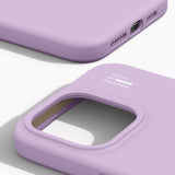 iPhone 15 Pro Max iDeal Of Sweden Silicone Deksel - MagSafe Kompatibel - Lavender Milk