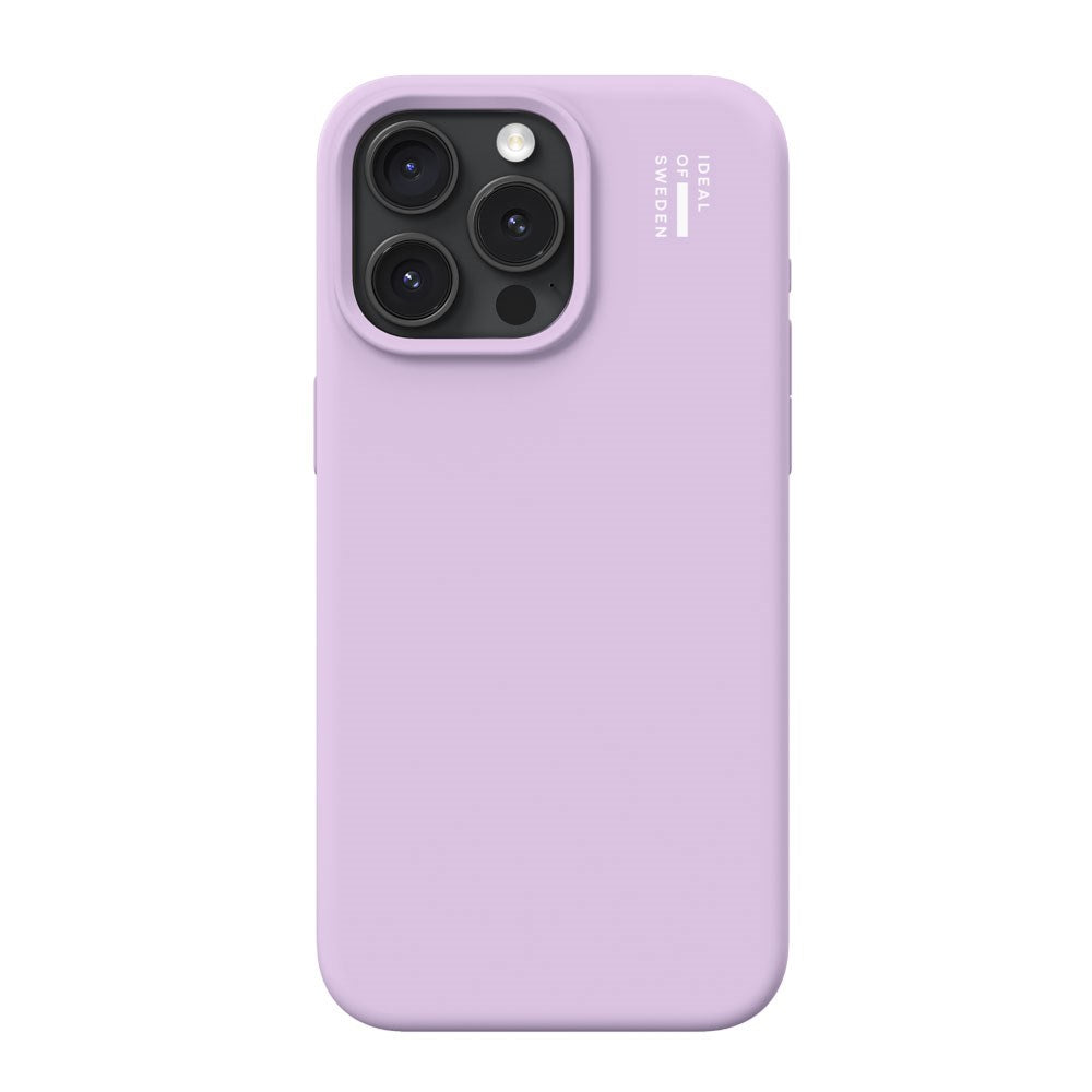 iPhone 15 Pro Max iDeal Of Sweden Silicone Deksel - MagSafe Kompatibel - Lavender Milk