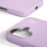 iPhone 16 iDeal Of Sweden Silicone Deksel - MagSafe Kompatibel - Lavender Milk