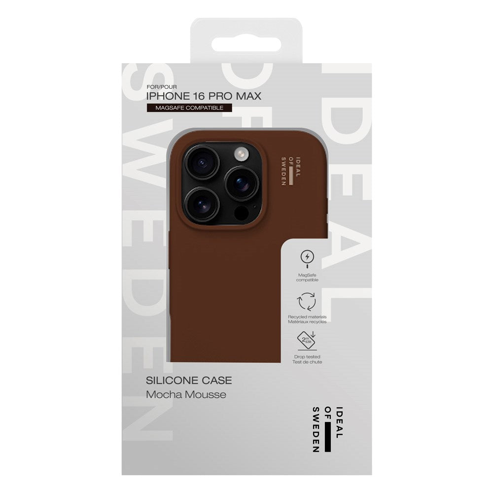 iDeal Of Sweden iPhone 16 Pro Max Silicone Deksel - MagSafe Kompatibel - Mocha Mousse