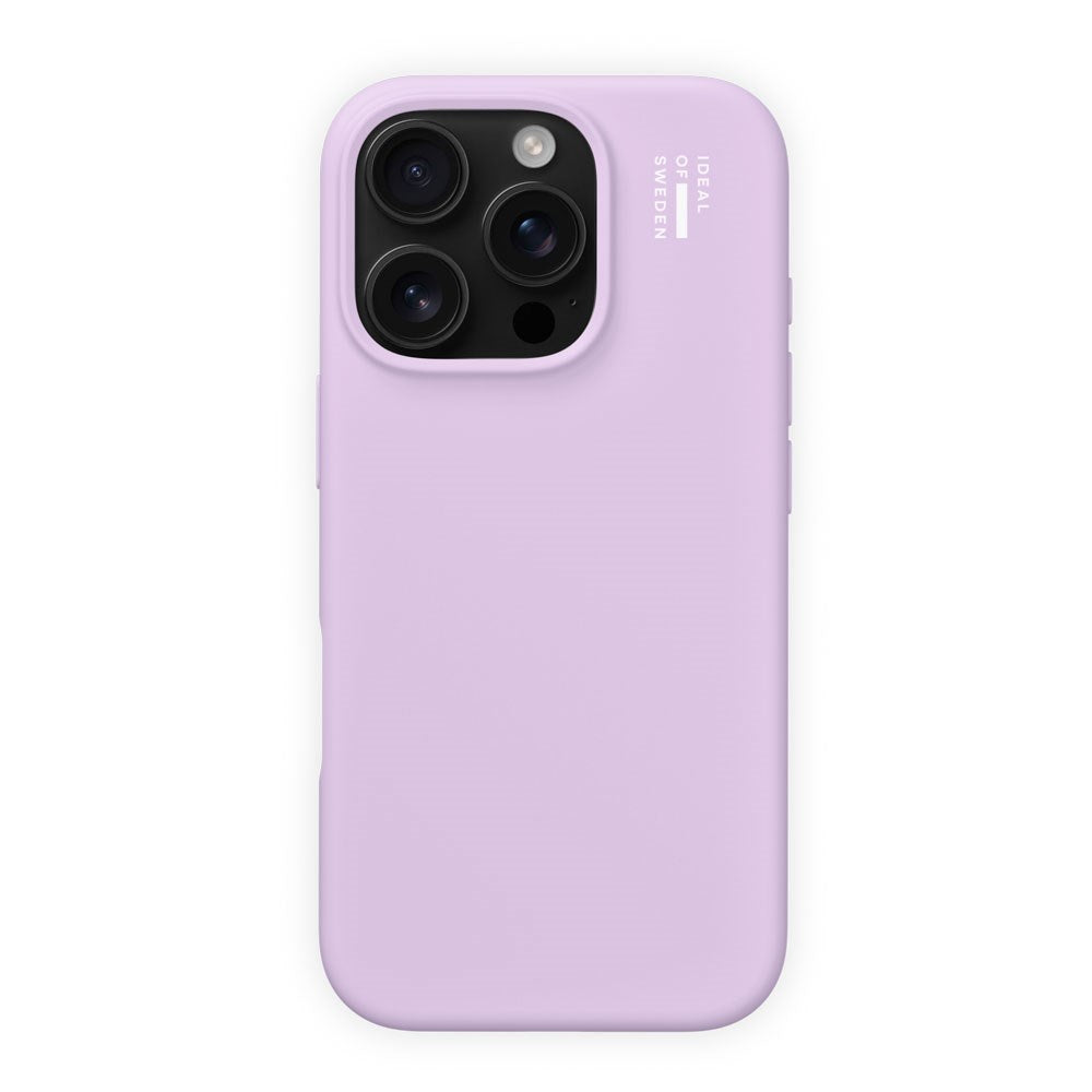 iPhone 16 Pro Max iDeal Of Sweden Silicone Deksel - MagSafe Kompatibel - Lavender Milk