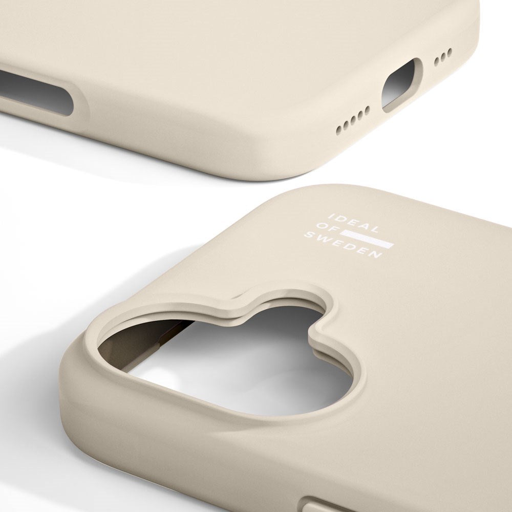 iPhone 17 iDeal Of Sweden Silicone Deksel - MagSafe Kompatibel - Cloud Dancer