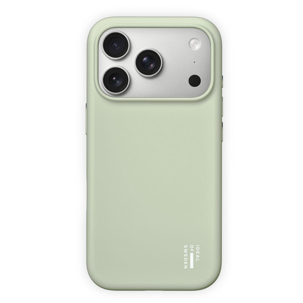 iPhone 17 Pro iDeal Of Sweden Silicone Deksel - MagSafe Kompatibel - Sage Green