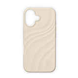 iPhone 16 iDeal of Sweden Soft Swirl Silicone Deksel - MagSafe Kompatibel - Cloud Dancer