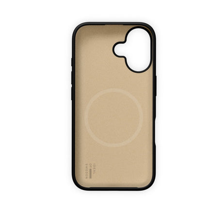 iPhone 16 iDeal of Sweden Soft Swirl Silicone Deksel - MagSafe Kompatibel - Velvet Black