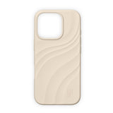 iPhone 16 Pro iDeal of Sweden Soft Swirl Silicone Deksel - MagSafe Kompatibel - Cloud Dancer