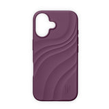 iPhone 17 iDeal of Sweden Soft Swirl Silicone Deksel - MagSafe Kompatibel - Velvet Plum