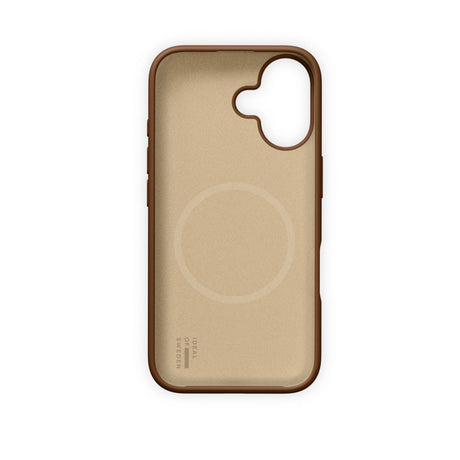 iPhone 17 iDeal of Sweden Soft Swirl Silicone Deksel - MagSafe Kompatibel - Salted Caramel