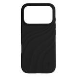 iPhone 18 Pro / 17 Pro iDeal of Sweden Soft Swirl Silicone Deksel - MagSafe Kompatibel - Velvet Black