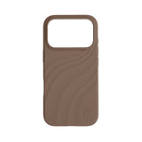 iPhone 18 Pro Max / 17 Pro Max iDeal of Sweden Soft Swirl Silicone Deksel - MagSafe Kompatibel - Salted Caramel