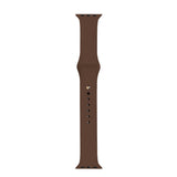 Apple Watch (38/40/SE/41/42mm) iDeal of Sweden Silikon Klokkerem - Størrelse M/L - Mocha Mousse
