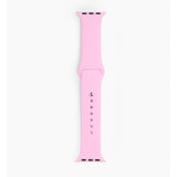 Apple Watch (38/40/SE/41/42mm) iDeal of Sweden Silikon Klokkerem - Størrelse S/M - Bubblegum Pink
