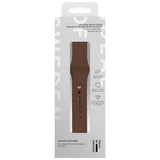 Apple Watch (38/40/SE/41/42mm) iDeal of Sweden Silikon Klokkerem - Størrelse S/M - Mocha Mousse