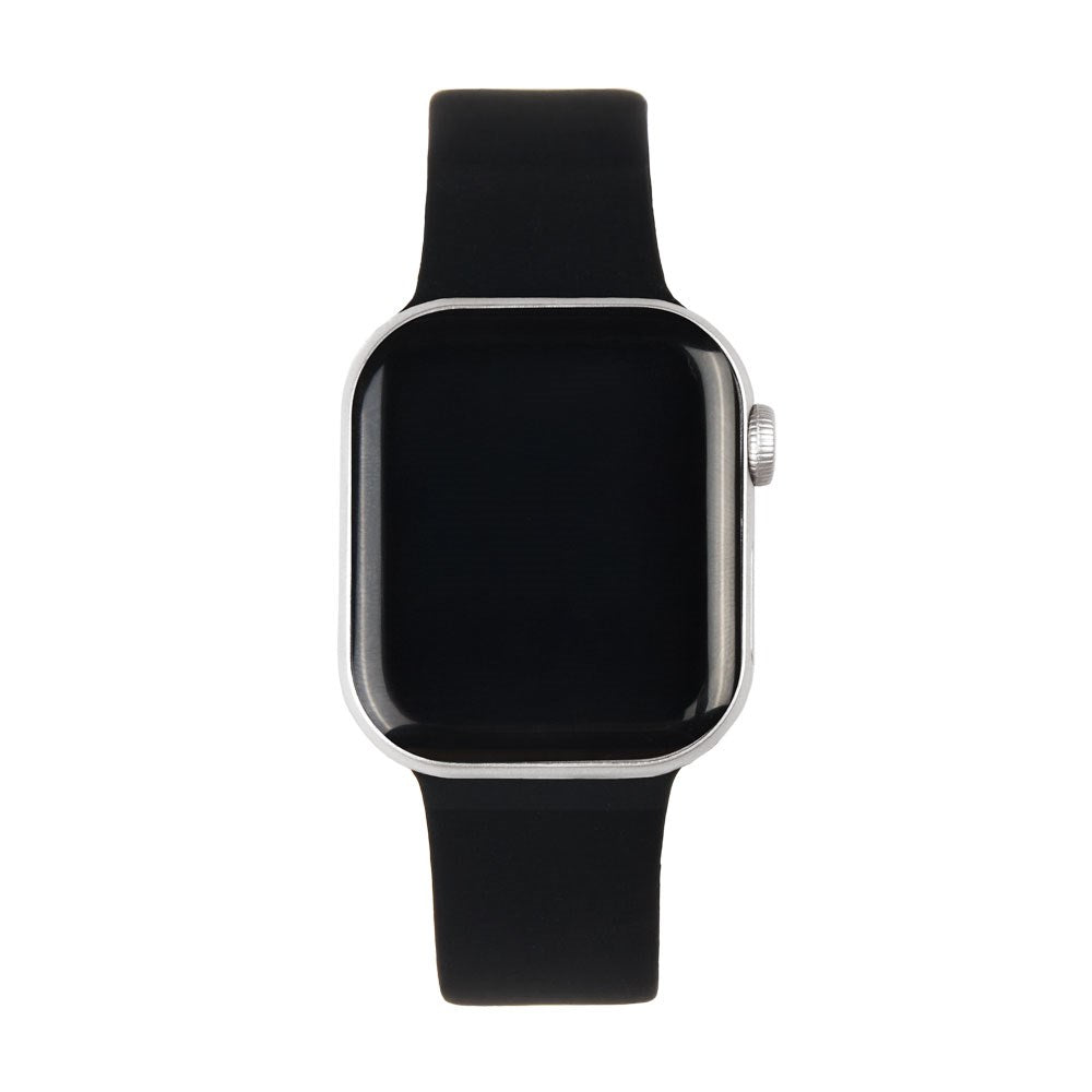 Apple Watch (42/44/SE/45/46/49mm) iDeal of Sweden Silikon Klokkerem - Størrelse M/L - Black