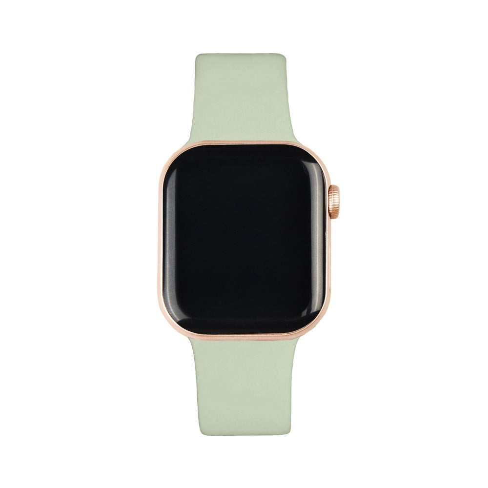 Apple Watch (42/44/SE/45/46/49mm) iDeal of Sweden Silikon Klokkerem - Størrelse M/L - Sage Green